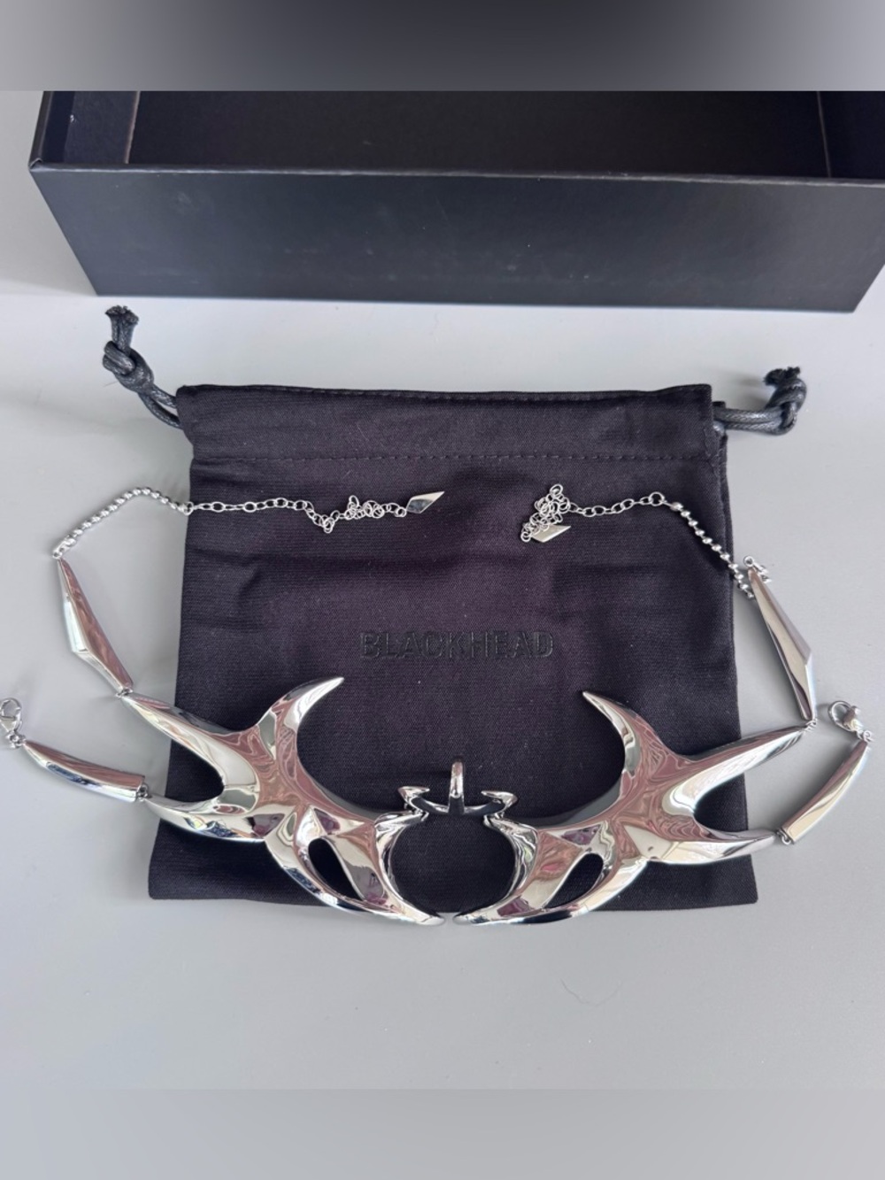 Intrusion Alien Face Jewelry/Lip Ring & Clip/Earring Set (Non-Piercing)